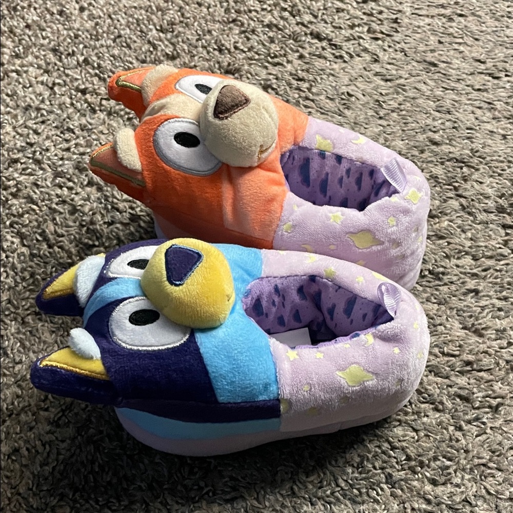 Colorful Plush Character Slippers